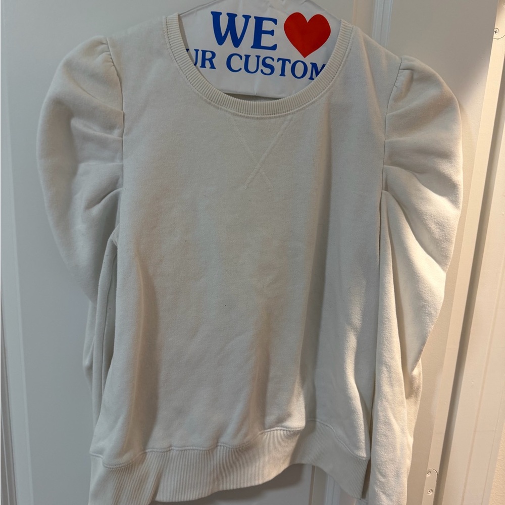 Rebecca Minkoff Cream Cozy Sweatshirt